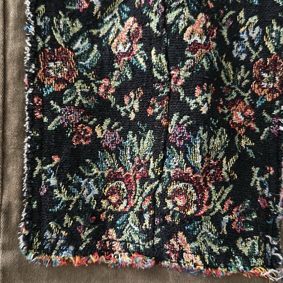 Free People pants w tapestry patches - Picture 3 of 7